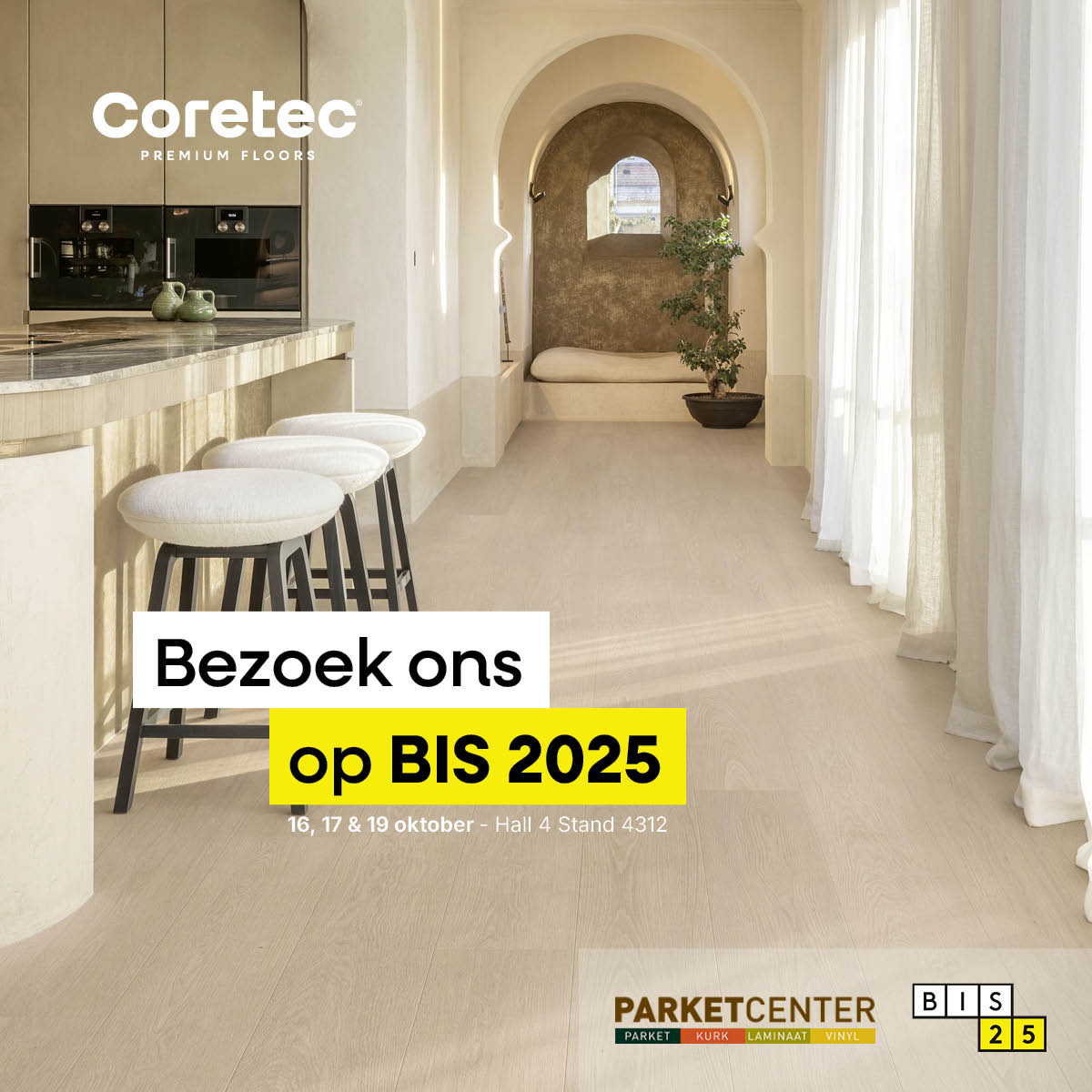 Bezoek ons op de Bis-beurs Hal 4, stand 4312